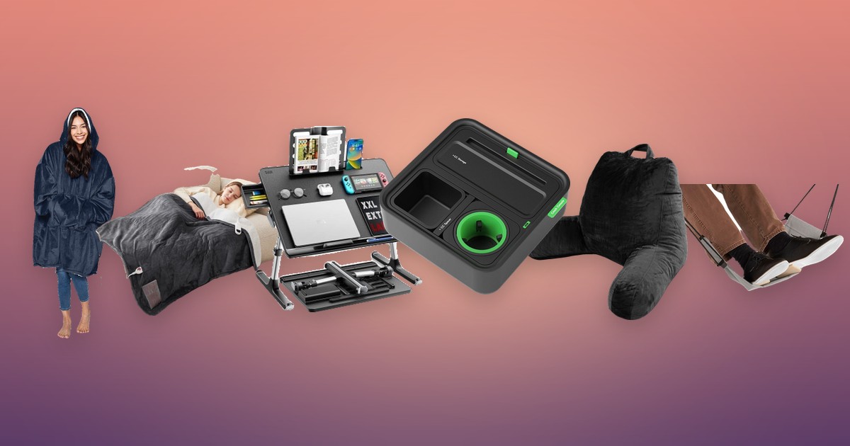 The Lazy Person's Guide to Comfort: 7 Ridiculous Bed and Couch Gadgets on Amazon