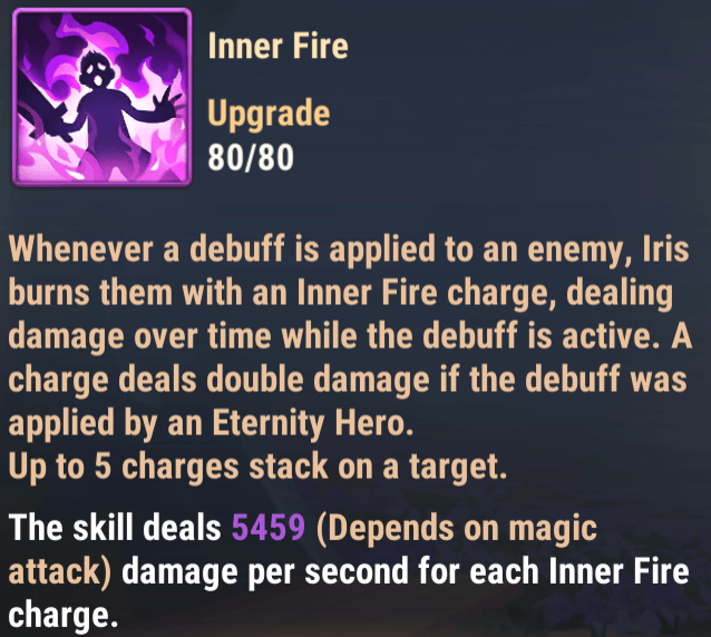 Iris - Inner Fire Skill